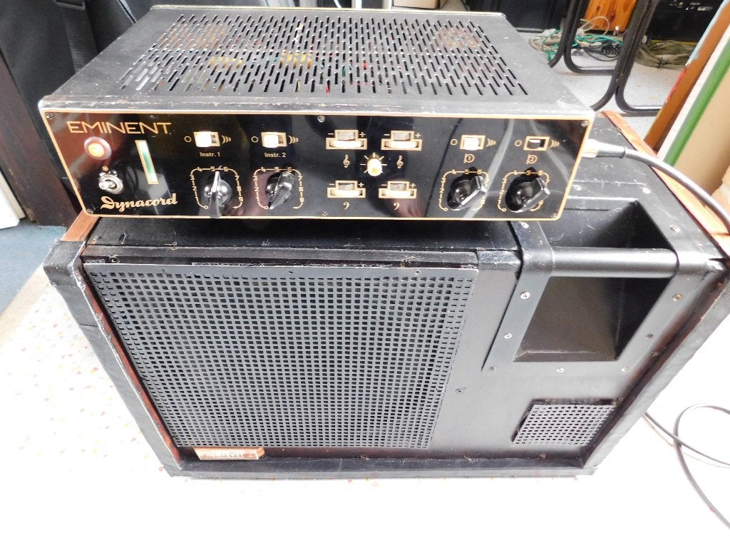 Dynacord Eminent versterker (45 W) met Luidspreker box, Ophalen, Gebruikt, Minder dan 500 watt, Overige typen