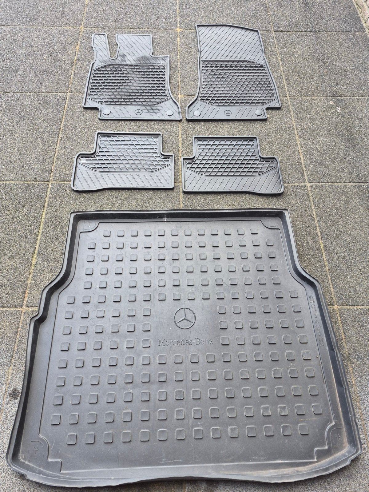 Mercedes S205/C220 estate Rubber Mattenset, Ophalen, Zo goed als nieuw