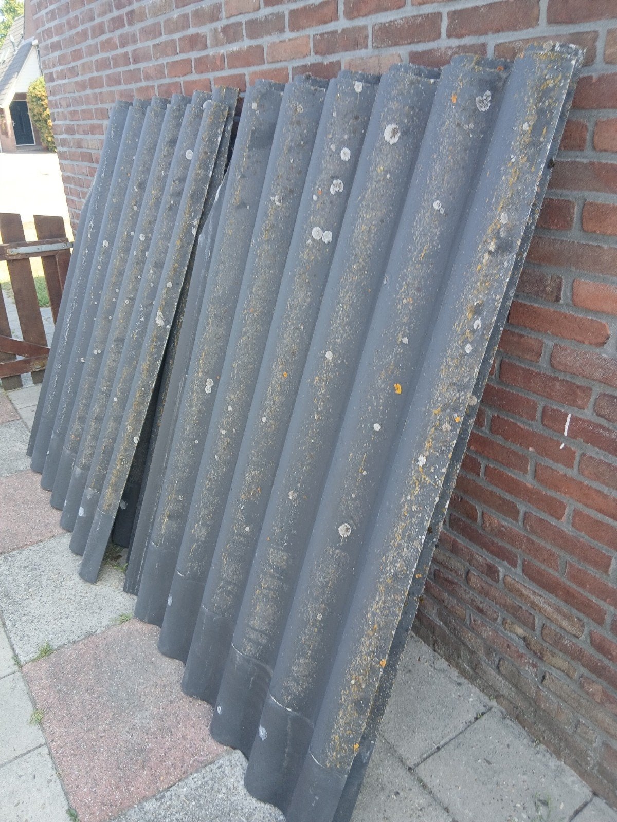 Gebruikte golfplaten voor dak of schuur, Ophalen, Overige materialen, Gebruikt, 5 tot 10 m²