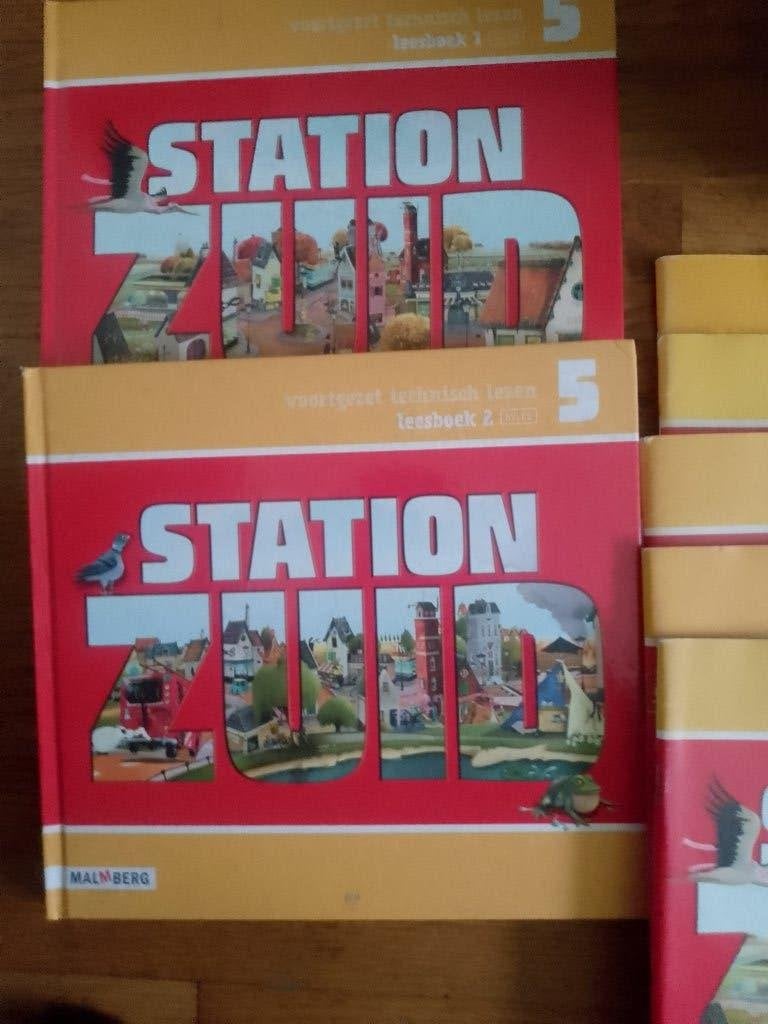 station zuid  taalmethode groep 5 lees en werkboeken, Ophalen of Verzenden, Zo goed als nieuw, Overige niveaus, Nederlands