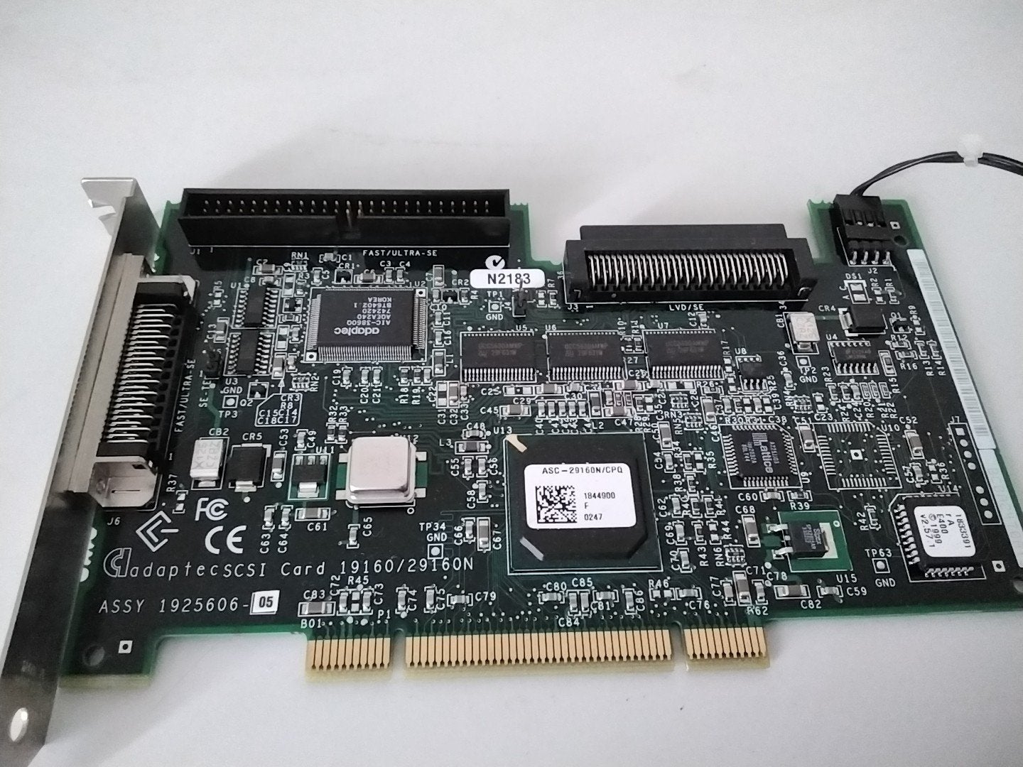 PCI SCSI kaart Adaptec 29160N Ultra160 SCSI, Computers en Software, Vintage Computers, Ophalen of Verzenden