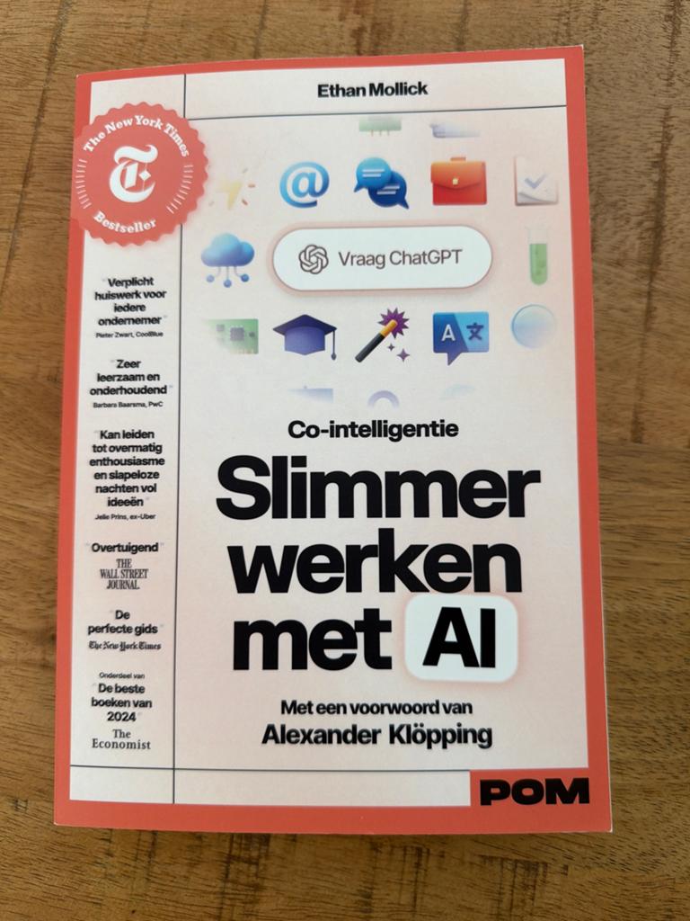 Slimmer werken met AI - Ethan Mollick (Co-intelligentie), Ophalen of Verzenden, Zo goed als nieuw, Amerika