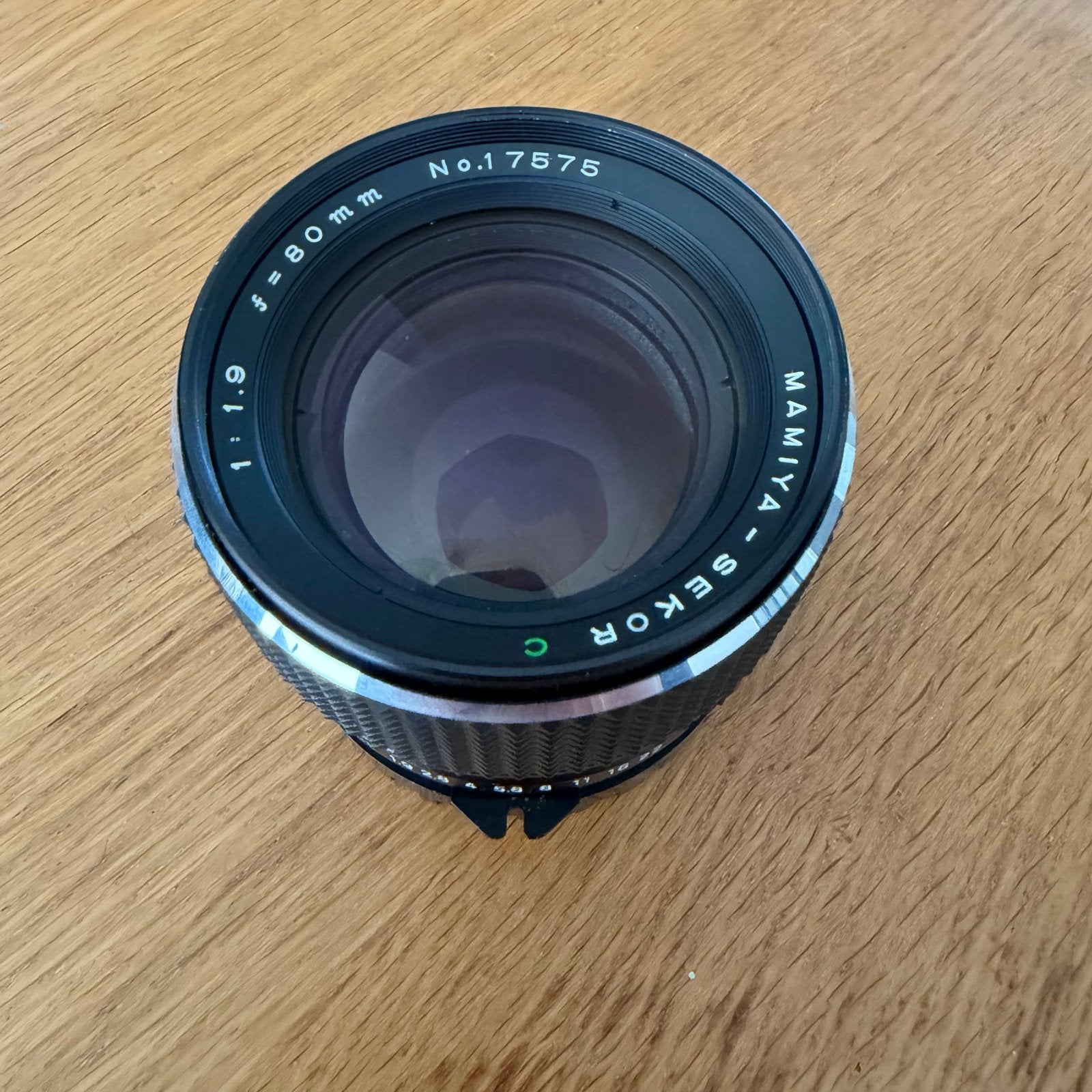 Mamiya 80mm f/1.9 Sekor C lens (uitstekende staat), Verzenden, Zo goed als nieuw, Standaardlens