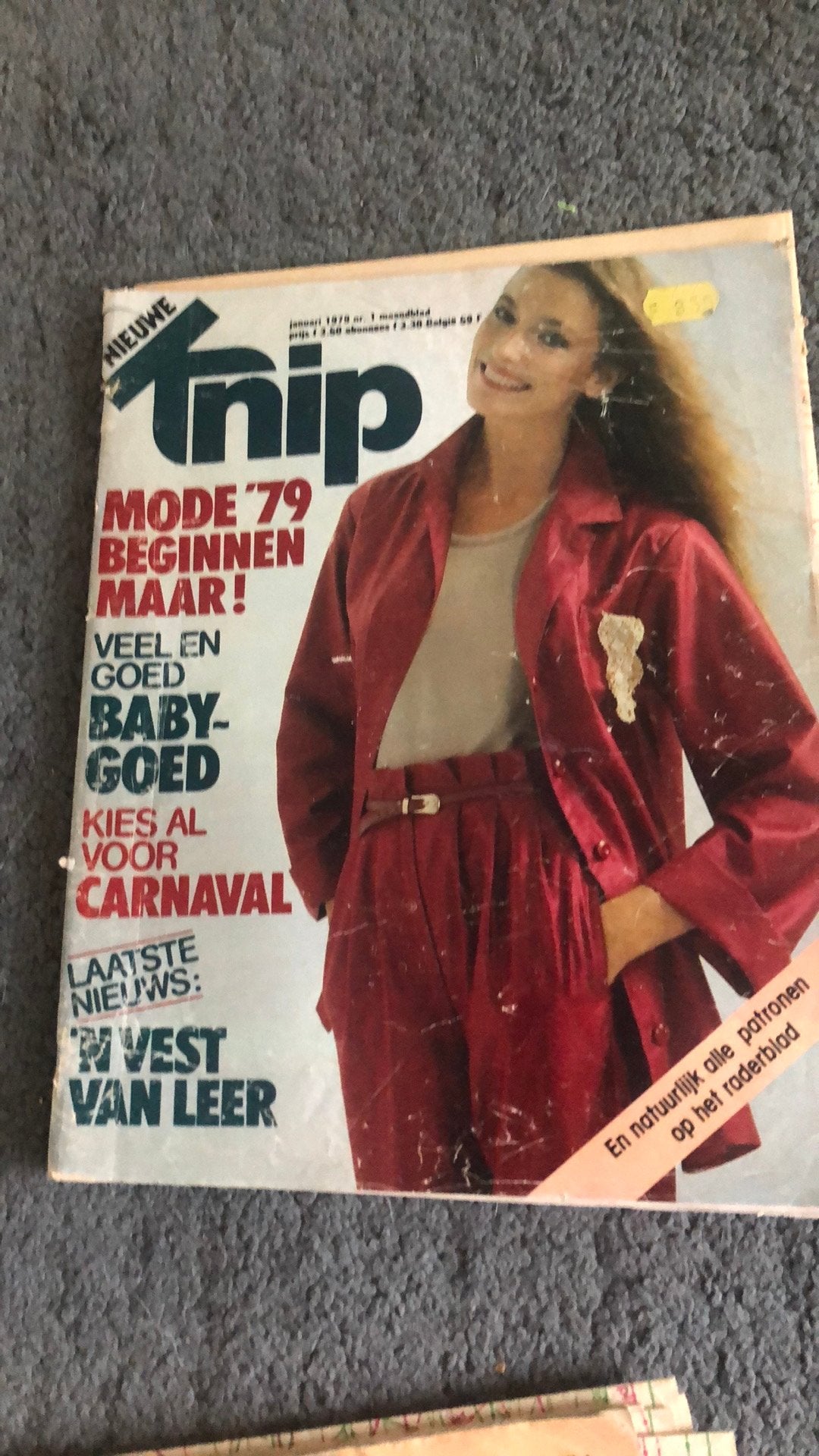 Knip mode met raderblad januari 1979, Ophalen, Zo goed als nieuw, Vrouw, Knipmode