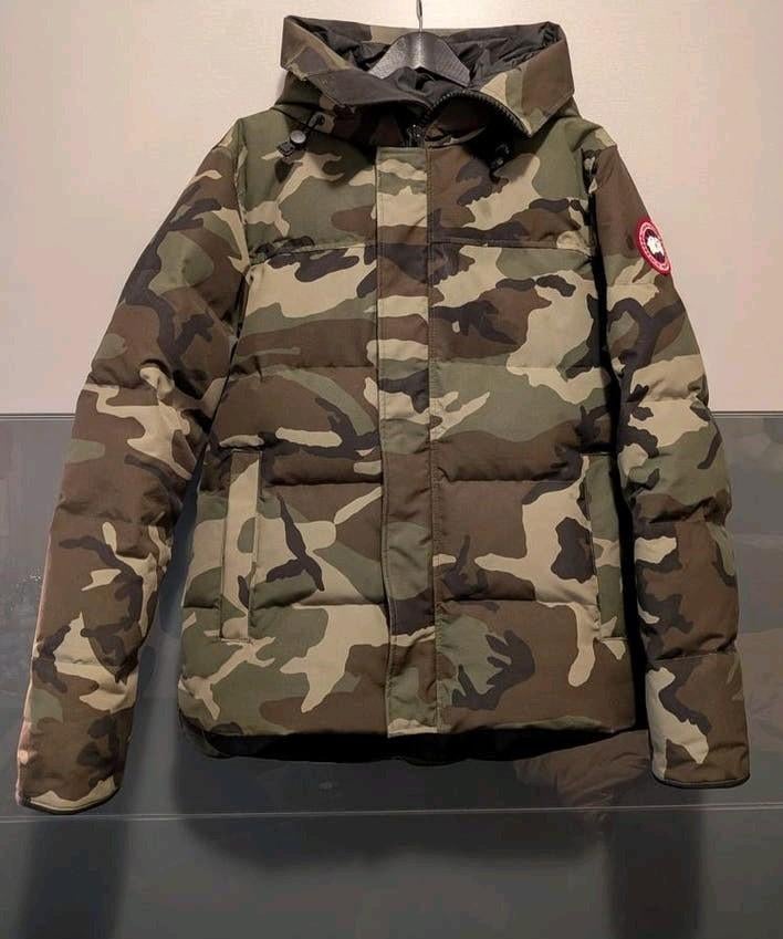 Canada Goose MacMillan Parka Green Camo Maat M, Kleding | Heren, Maat 48/50 (M), Zo goed als nieuw, Groen, Canada goose