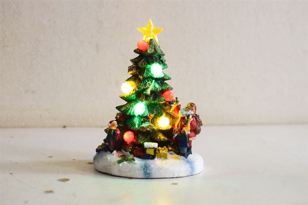 Kersttafereel met verlichting 49539, Ophalen of Verzenden, Gebruikt