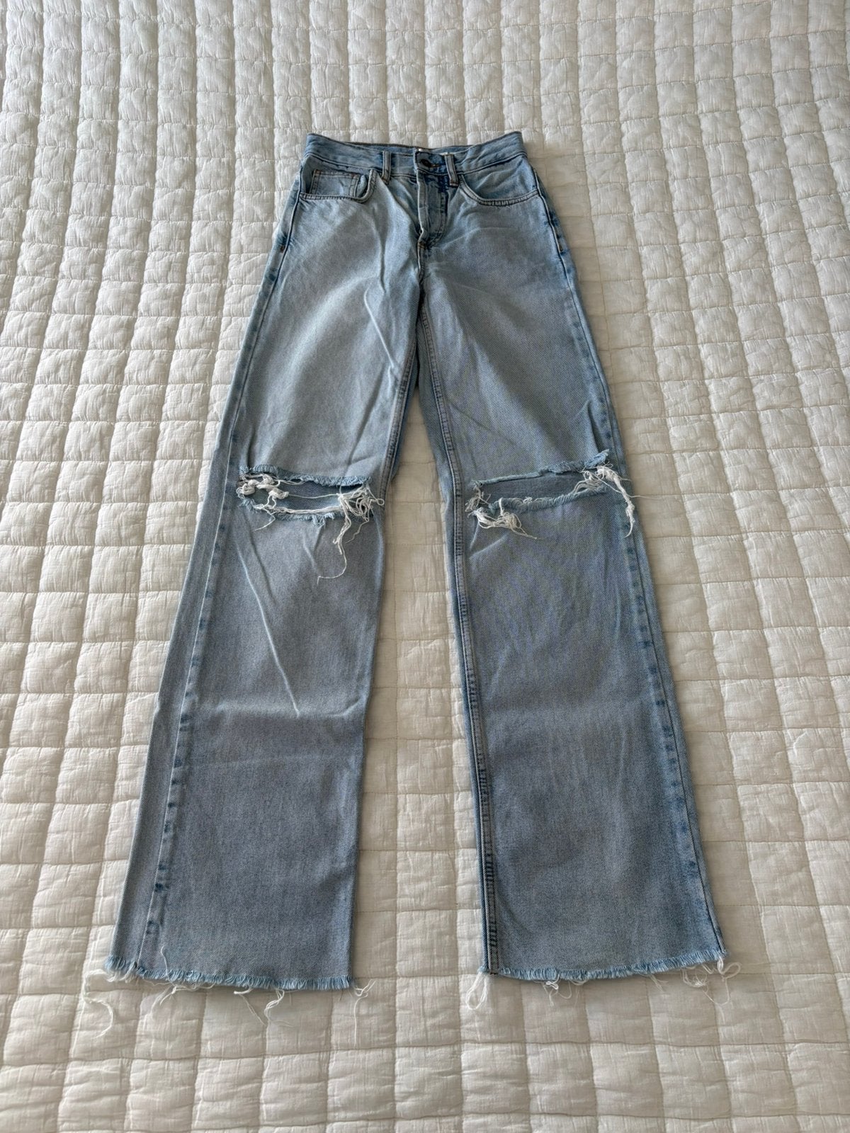 Subdued ripped jeans XS/34, Ophalen of Verzenden, Zo goed als nieuw, Blauw, W27 (confectie 34) of kleiner