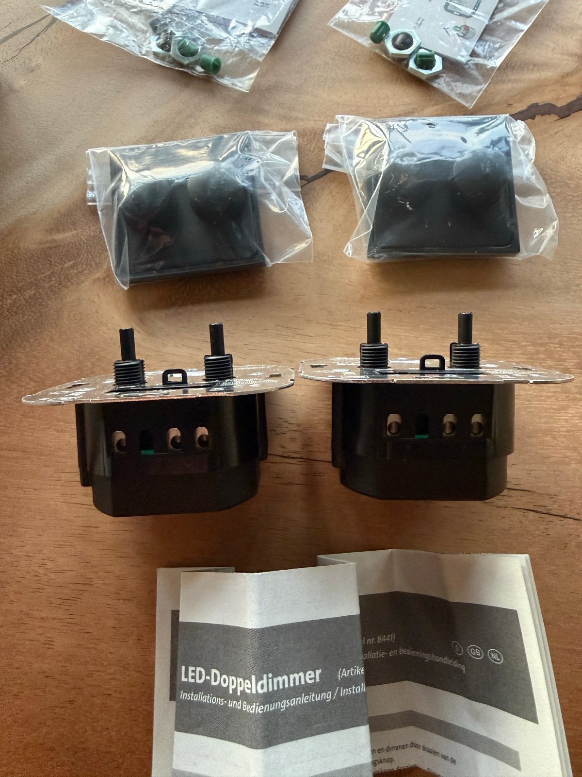 Kopp LED-Dubbeldimmer (2 stuks) - Nieuw in doos, Ophalen of Verzenden, Nieuw, Overige merken, Dimmer