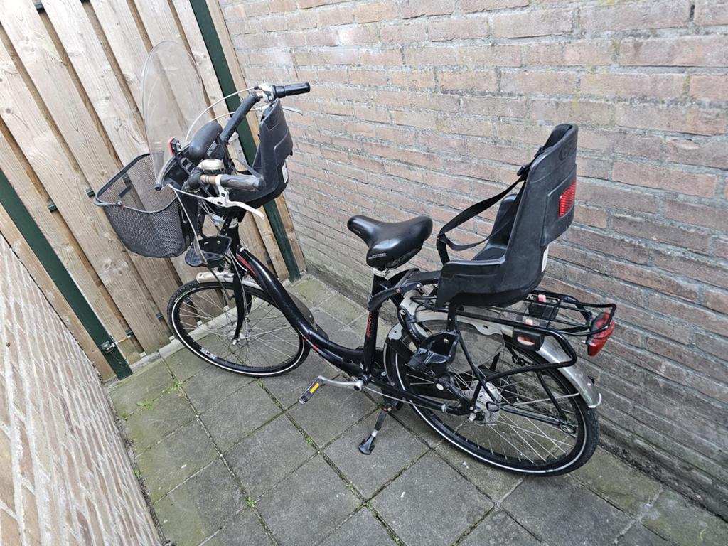 Sparta Amazone mamafiets, Fietsen en Brommers, Ophalen, 2 zitjes, Sparta, Windscherm