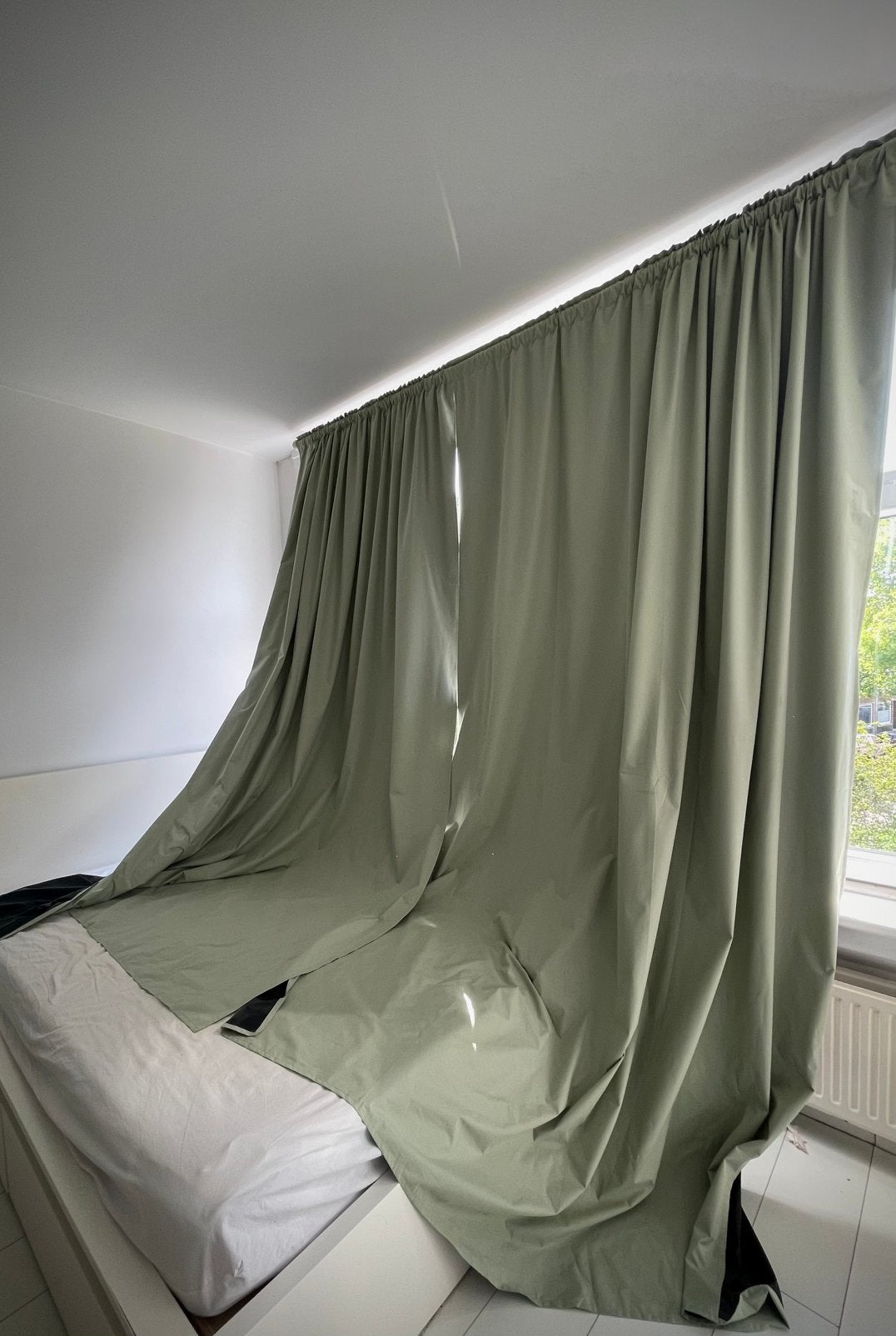 IKEA BENGTA verduisteringsgordijnen | 210x300 cm | groen, Ophalen, Gebruikt, 50 tot 100 cm, Minder dan 100 cm