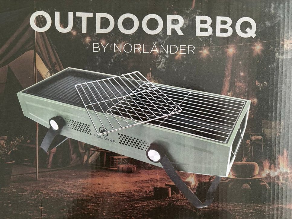Norlander Outdoor Tafel BBQ Groen - Nieuw in doos, Ophalen of Verzenden, Nieuw