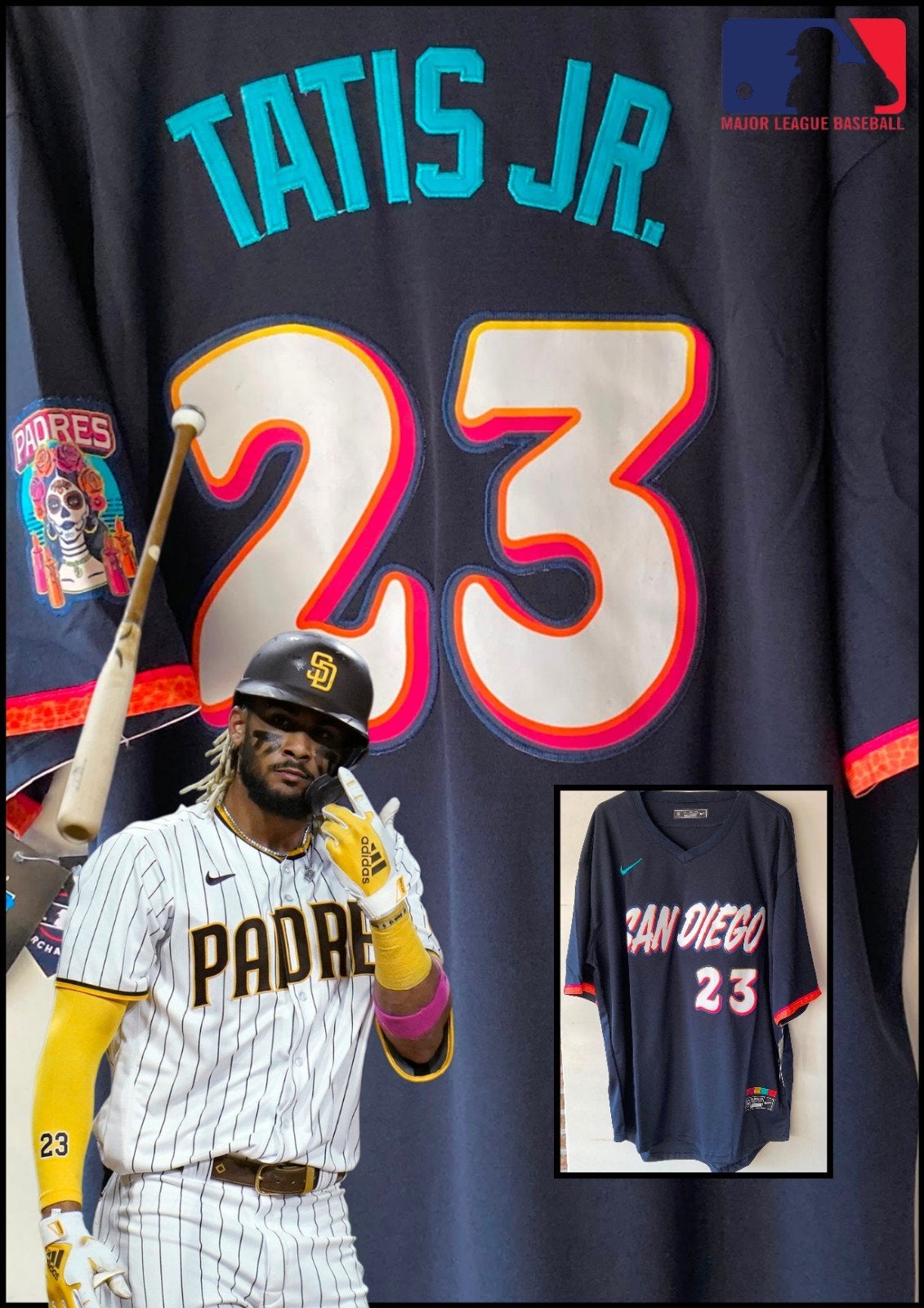 MLB "El Niño"Tatis Jr. San Diego Padres 3xl, Ophalen of Verzenden, Nieuw, Honkbal, Kleding