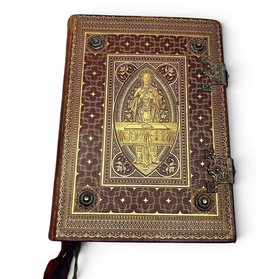 Boek MISSALE ROMANUM uit 1901, Antiek en Kunst, Antiek | Boeken en Bijbels, Ophalen of Verzenden