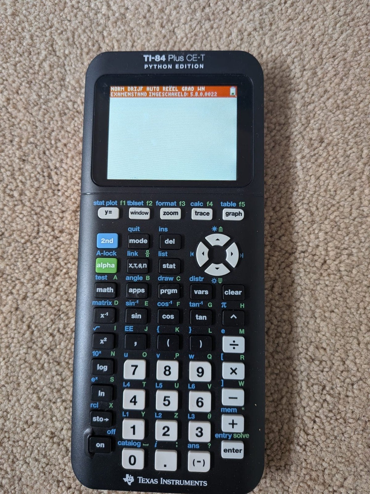 Grafische rekenmachine Ti-84 plus ce-t python edition, Diversen, Schoolbenodigdheden, Ophalen of Verzenden, Zo goed als nieuw