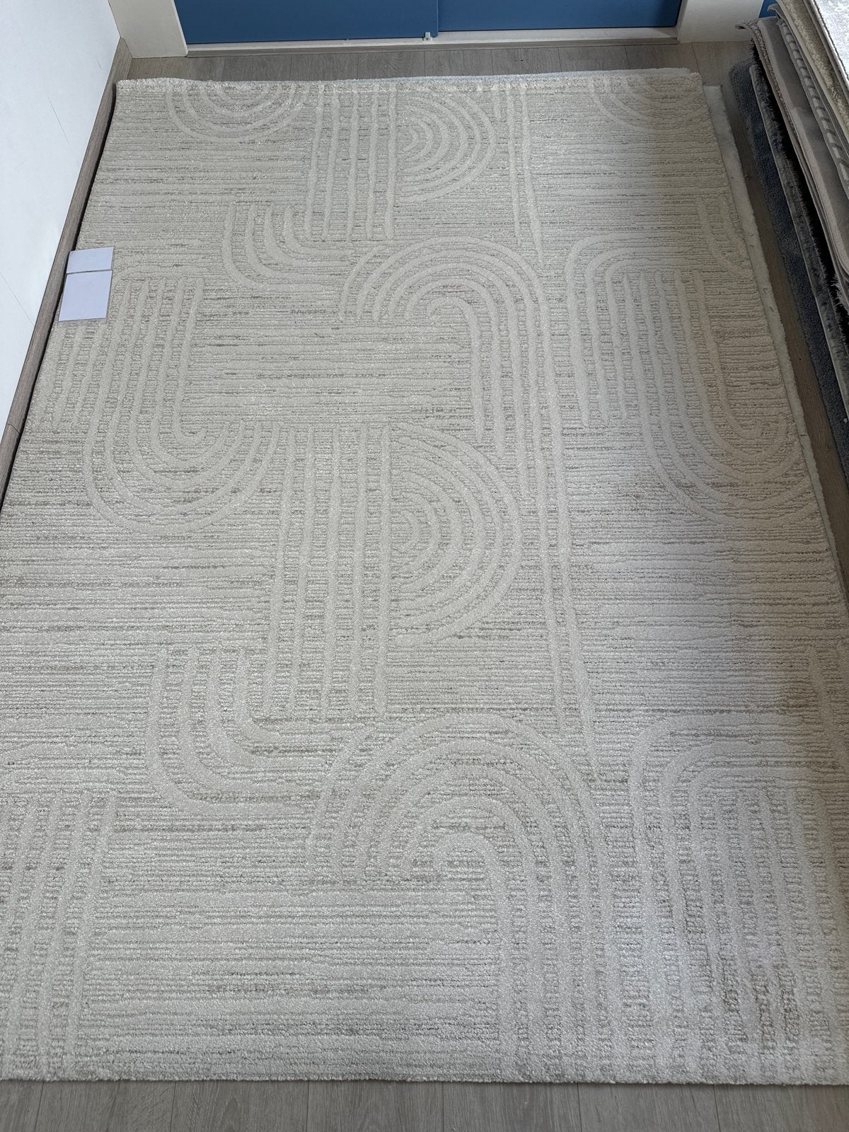 Vloerkleed Filou Beige bogen 160x230 cm, Ophalen, Beige, 150 tot 200 cm, Rechthoekig
