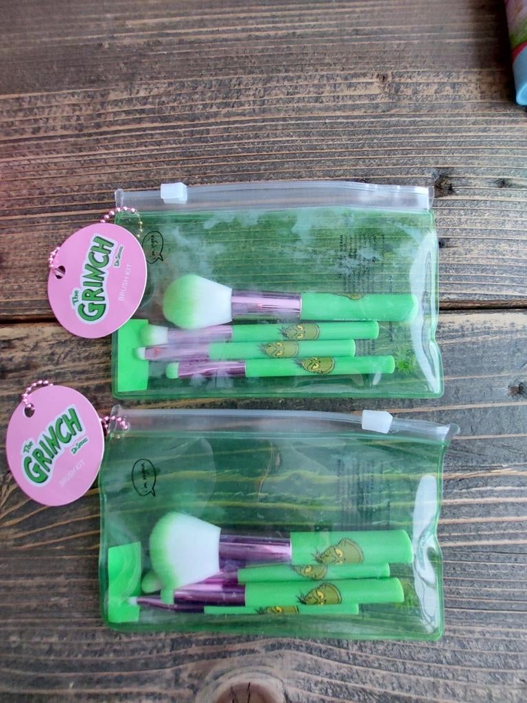 Make up kwastjes grinch poeder oogschaduw kwast, Gehele gezicht, Nieuw, Ophalen of Verzenden, Toebehoren