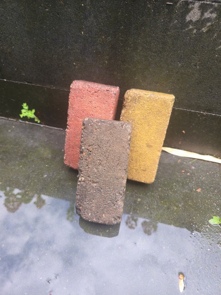 Klinkertjes / stenen, Tuin en Terras, Ophalen, Gebruikt, Beton, Klinkers