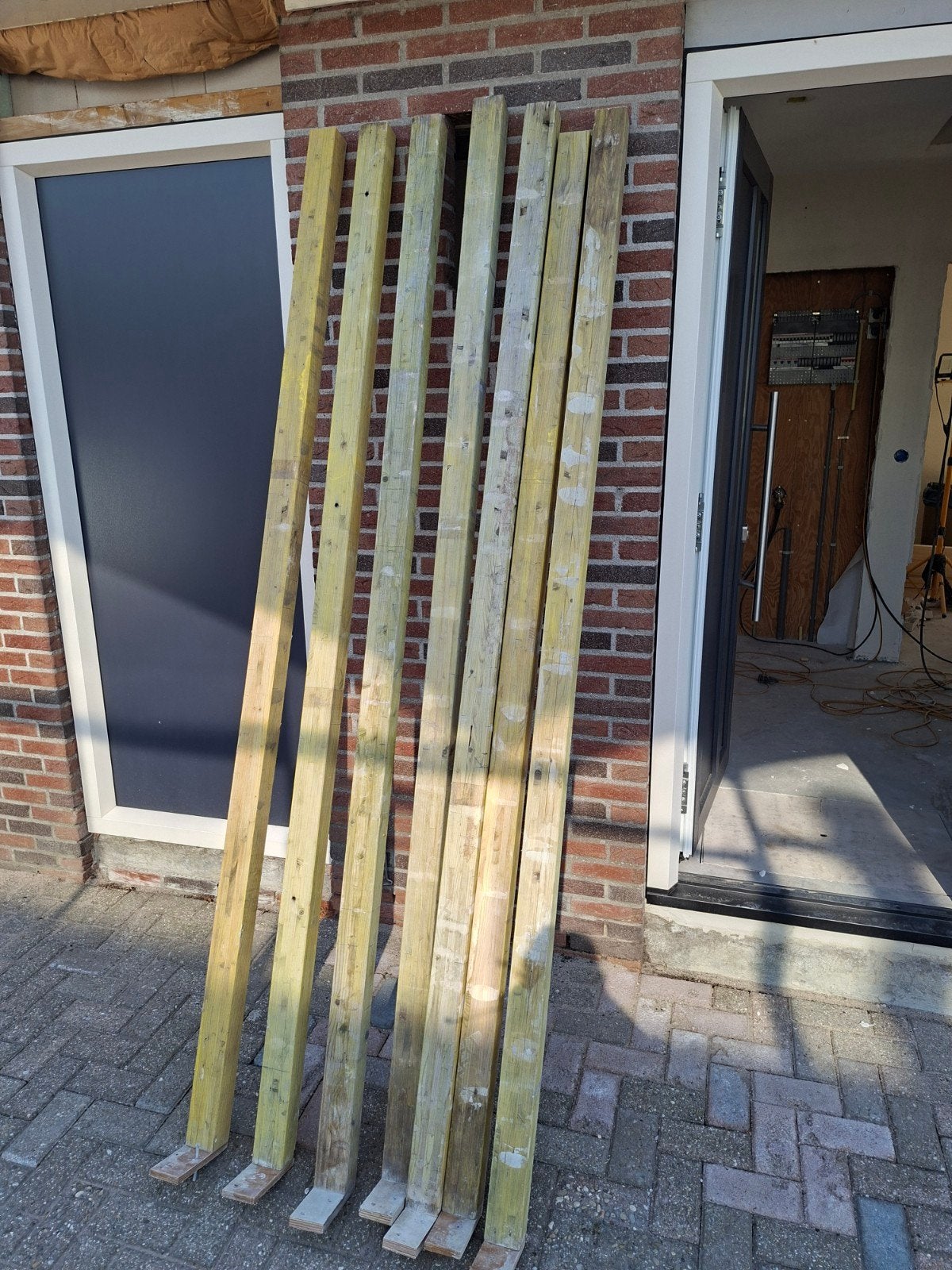 Metselprofielen - 7 stuks, Doe-het-zelf en Verbouw, Gebruikt, Ophalen of Verzenden, 200 tot 250 cm, 50 mm of meer