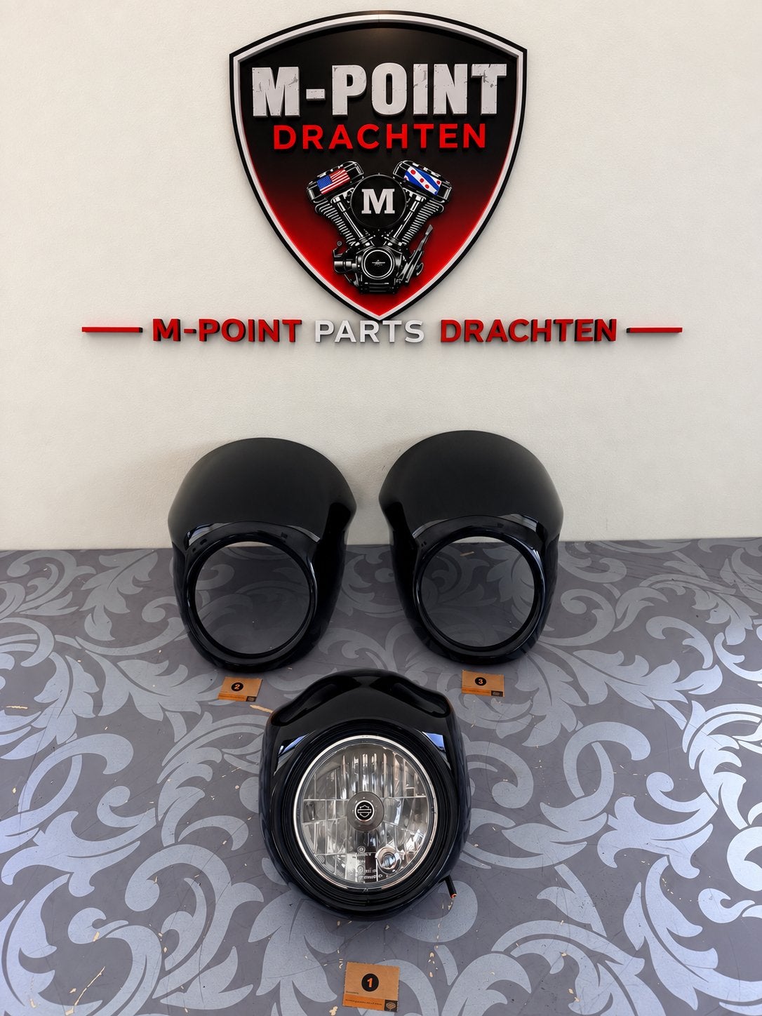 Originele Harley-Davidson V-Rod Koplampunit Fairing, Motoren, Ophalen of Verzenden, Gebruikt
