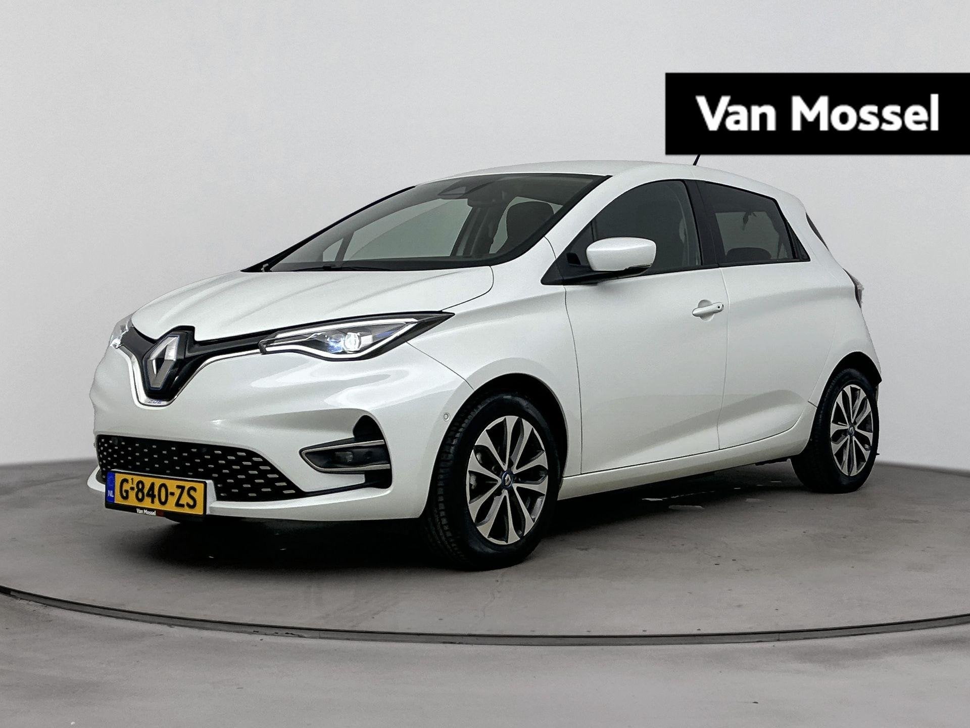 Renault ZOE R135 Intens Business 52 kWh 136PK | incl Koopacc, 136 pk, Gebruikt, Automatische klimaatregeling, Wit