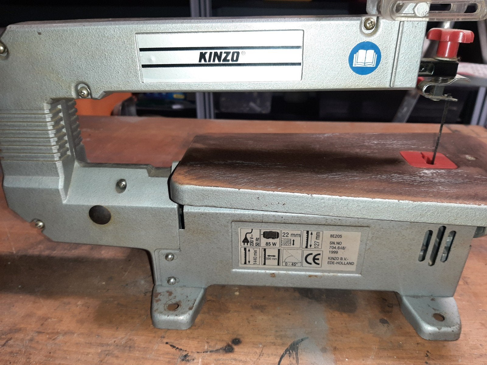 Kinzo Figuurzaagmachine - Ideaal voor Fijn Zaagwerk, Minder dan 30 mm, Gebruikt, Kinzo, Ophalen of Verzenden