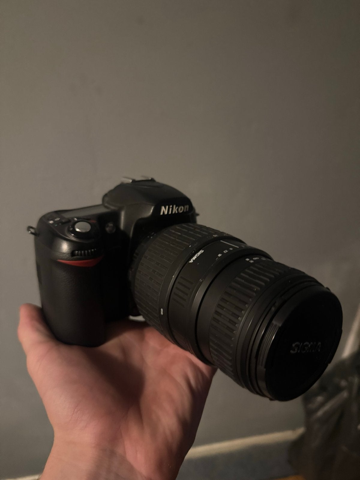 Nikon D80 Spiegelreflexcamera met Sigma lens, Ingebouwde flitser, Gebruikt, Spiegelreflex, Ophalen of Verzenden