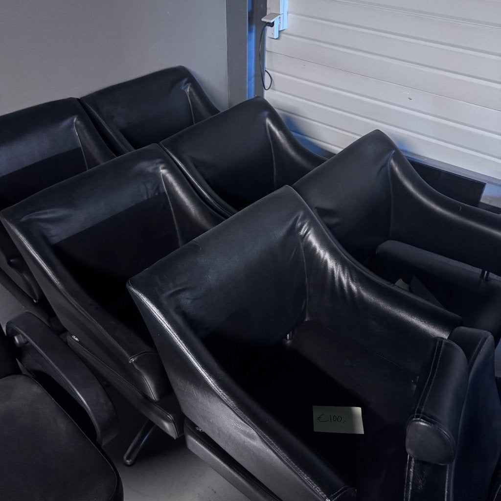 knipstoel kappersstoel zwart kapsalon groothandel kapper, Huis en Inrichting, Stoelen, Ophalen, Overige materialen, Zwart, Nieuw