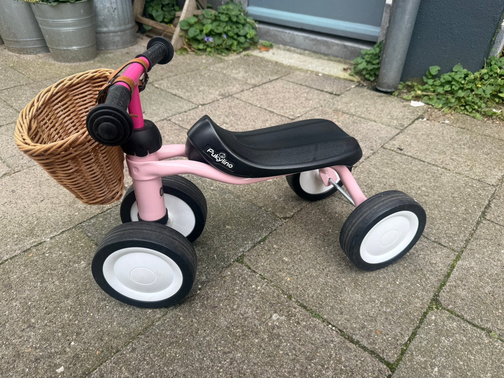 Pukylino roze met mandje!, Ophalen of Verzenden, Gebruikt