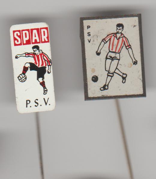 Psv vintage voetbal spelden, Verzamelen, Speldjes, Pins en Buttons, Verzenden, Zo goed als nieuw, Sport