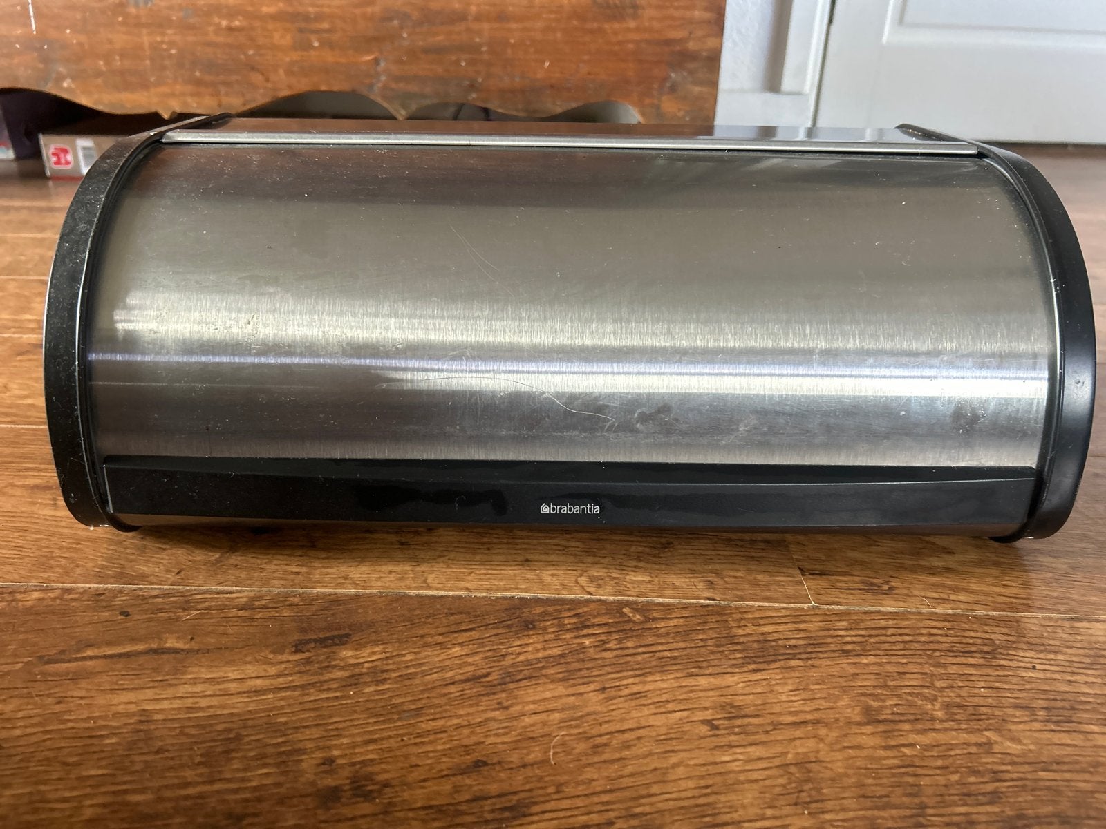 Brabantia broodbox - Gebruikt maar in nette staat, Gebruikt, Zilver, Ophalen of Verzenden, Metaal