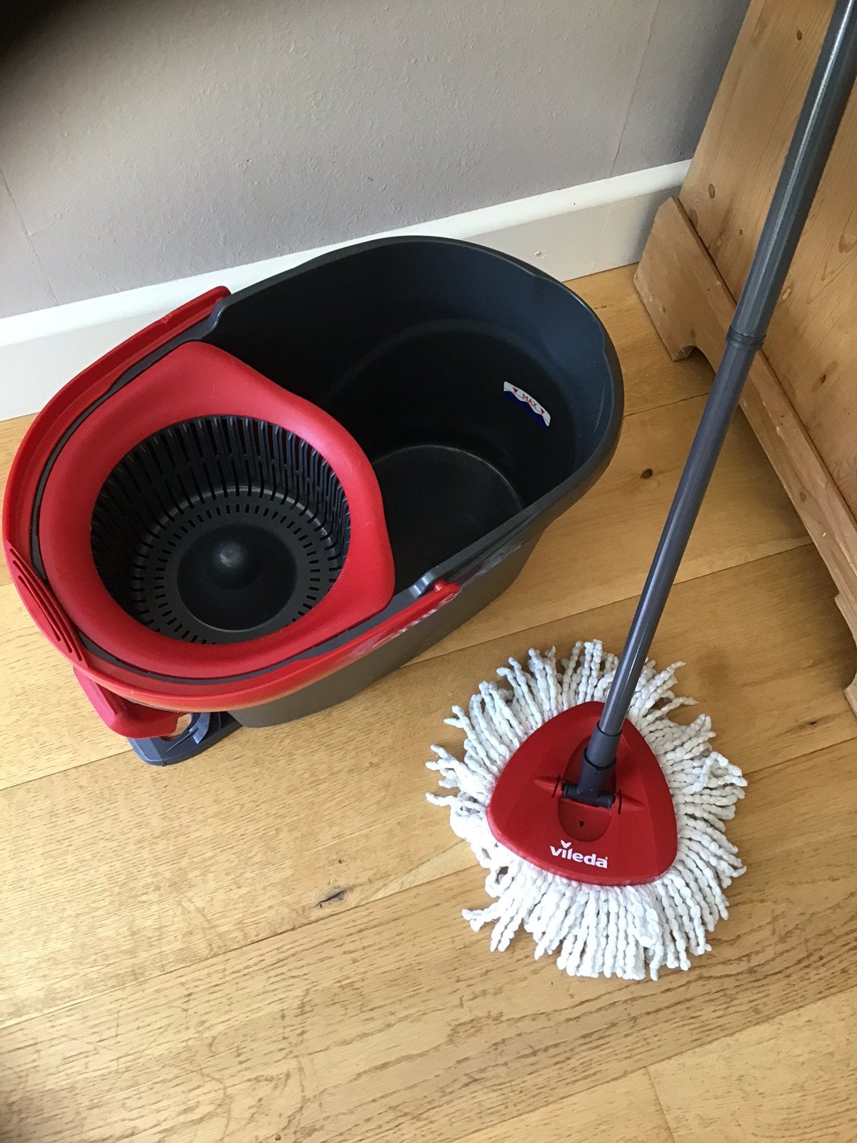 Vileda turbo dweil met emmer, Ophalen, Dweilemmer, -bak, of -wagen