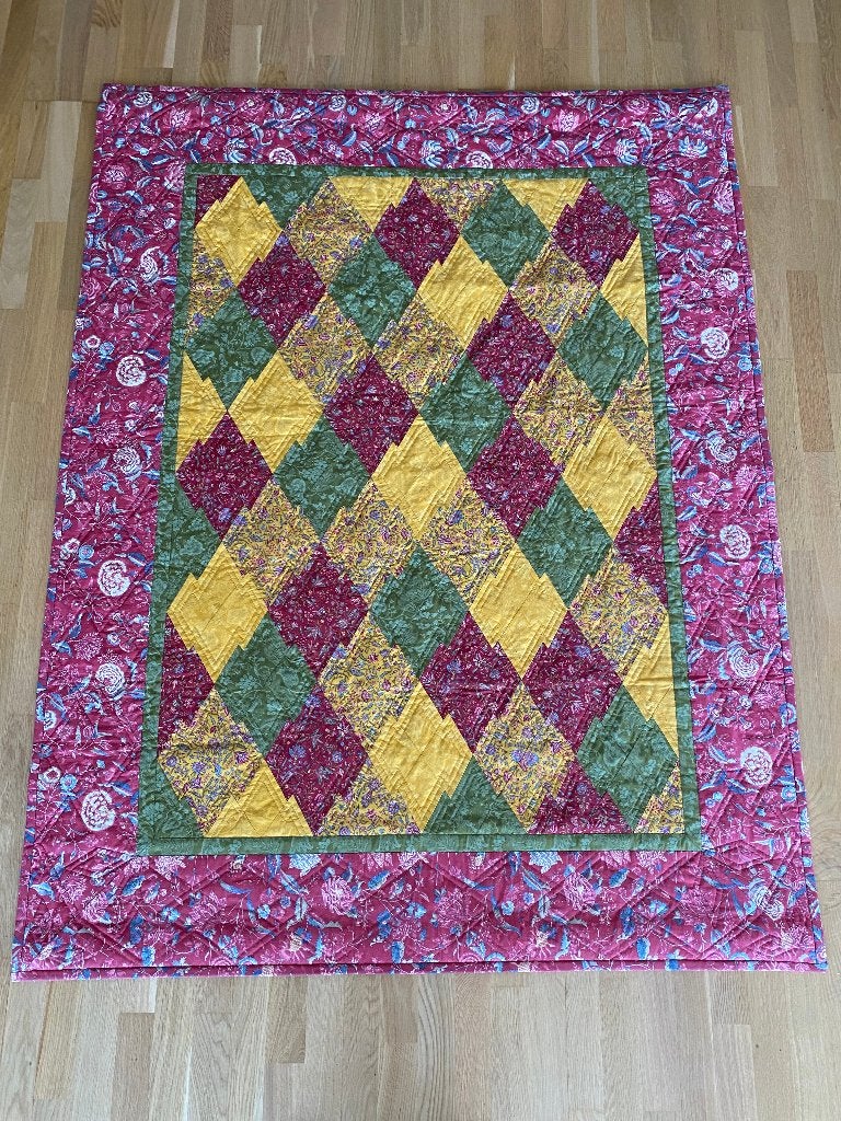 Quilt Japanse puzzel 180x138 cm, Ophalen of Verzenden, Nieuw