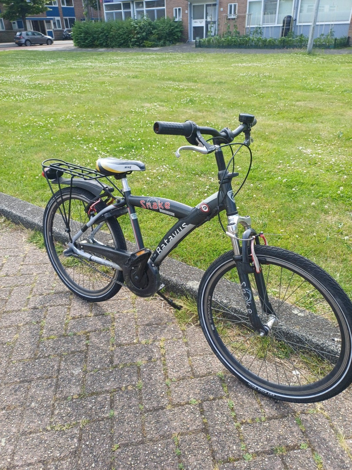 Batavus Snake kinderfiets - 24 inch, Gebruikt, Velgrem, Batavus, Ophalen of Verzenden