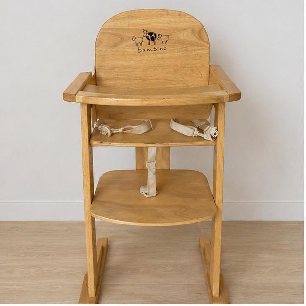 Houten meegroei kinderstoel – verstelbaar – weinig gebruikt, Kinderen en Baby's, Kinderstoelen, Ophalen, Gebruikt, Meegroeistoel