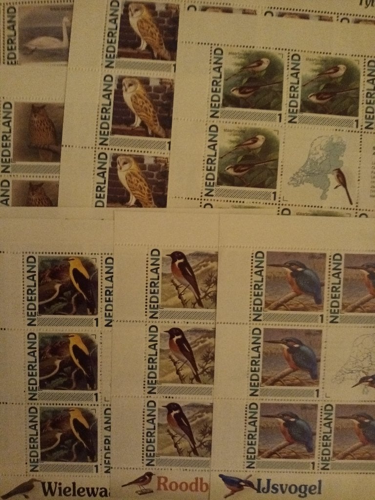 Frankeergeldig tarief 1 > Vogels > vellen van 10 > Kijk !, Postzegels en Munten, Verzenden, Na 1940, Postfris