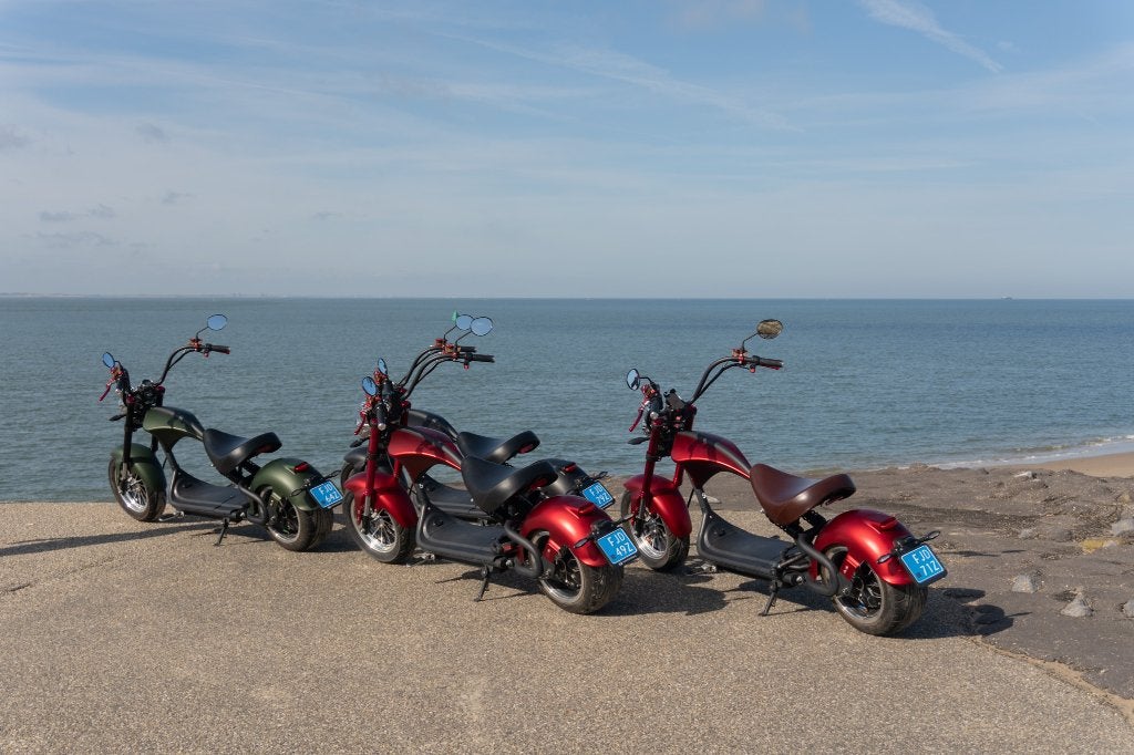E-Chopper - 25km/u, 50km actieradius, incl. extra accu, Fietsen en Brommers, Snorfietsen en Snorscooters, Gebruikt, Elektrisch