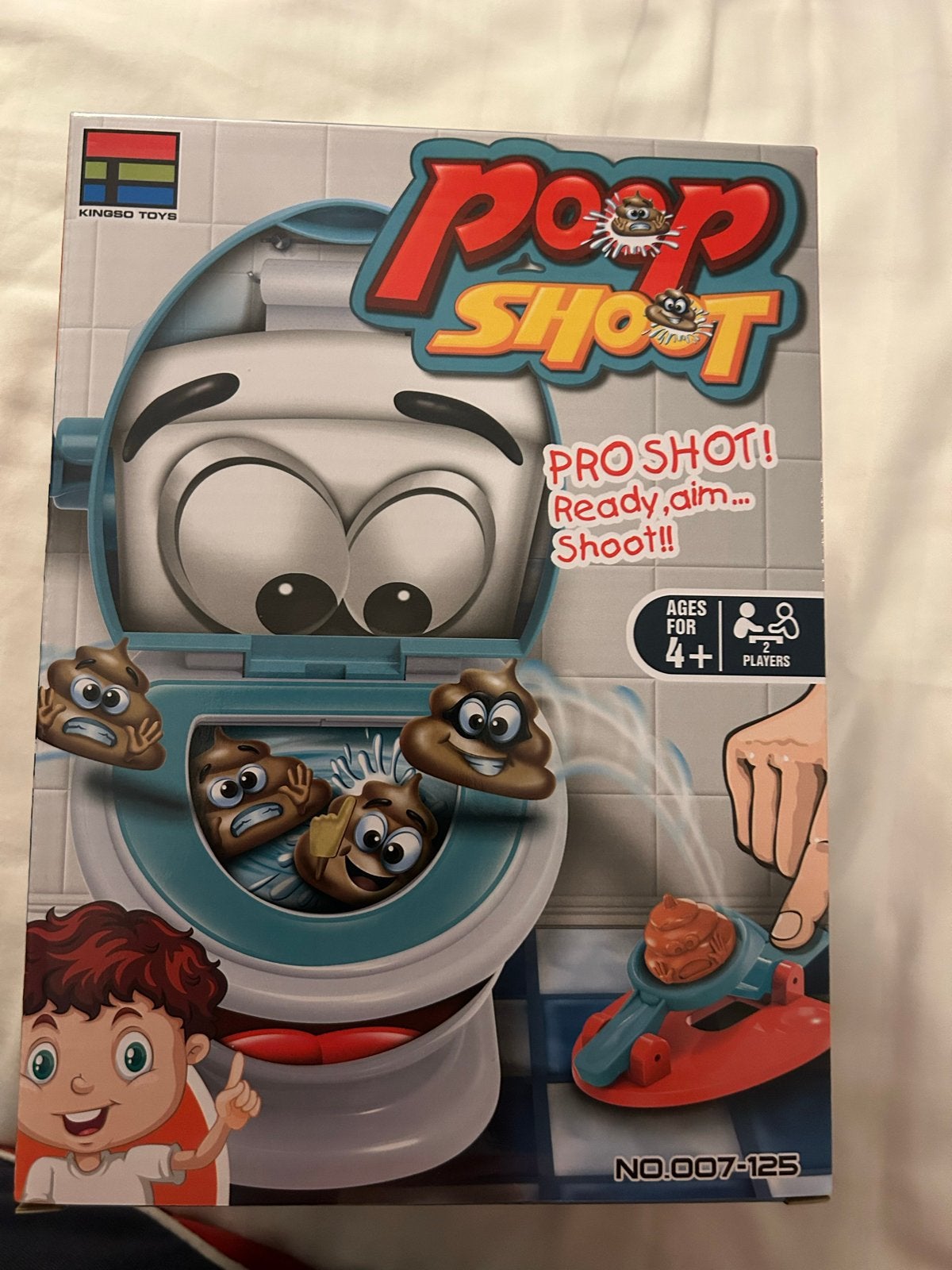 Poop Shoot Family Game - Grappig Toiletschietspel, Drie of vier spelers, Ophalen of Verzenden, Nieuw