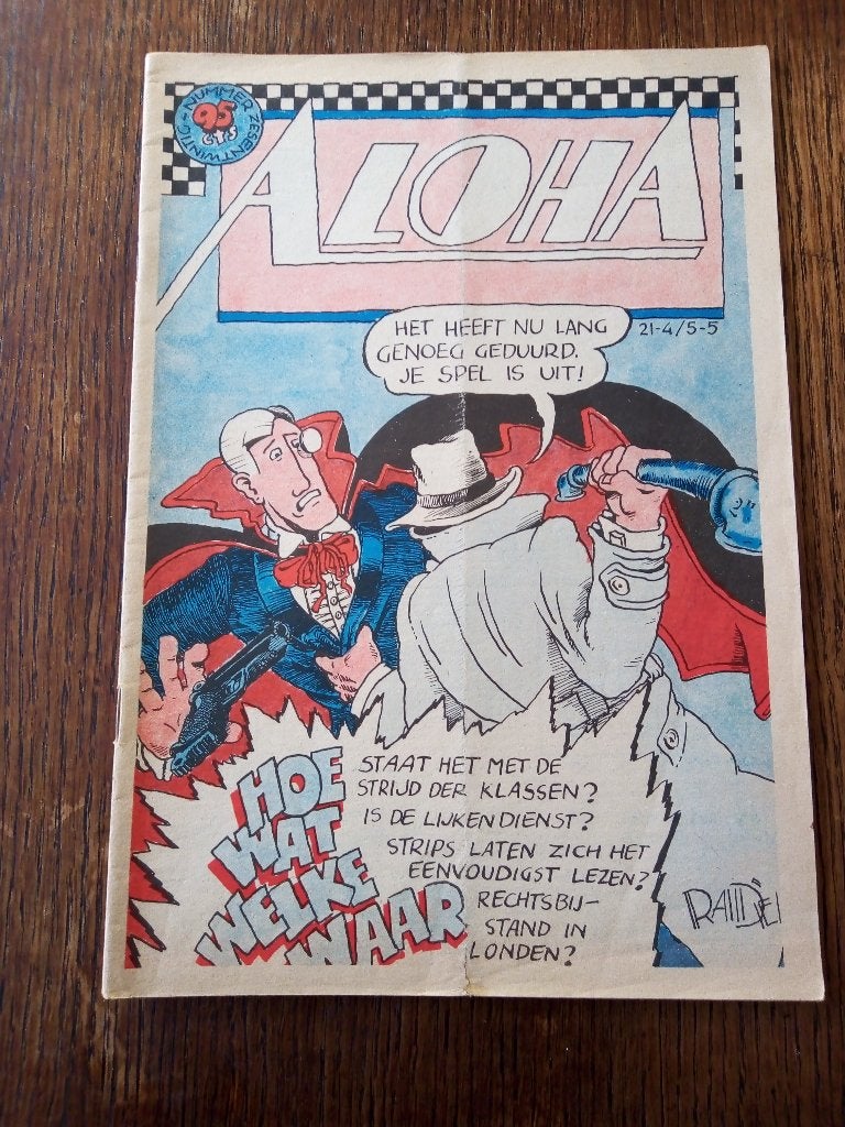 aloha nr.26 *1972* Raidel covertekening/willem holtrop strip, Ophalen of Verzenden, Gelezen, Muziek, Film of Tv