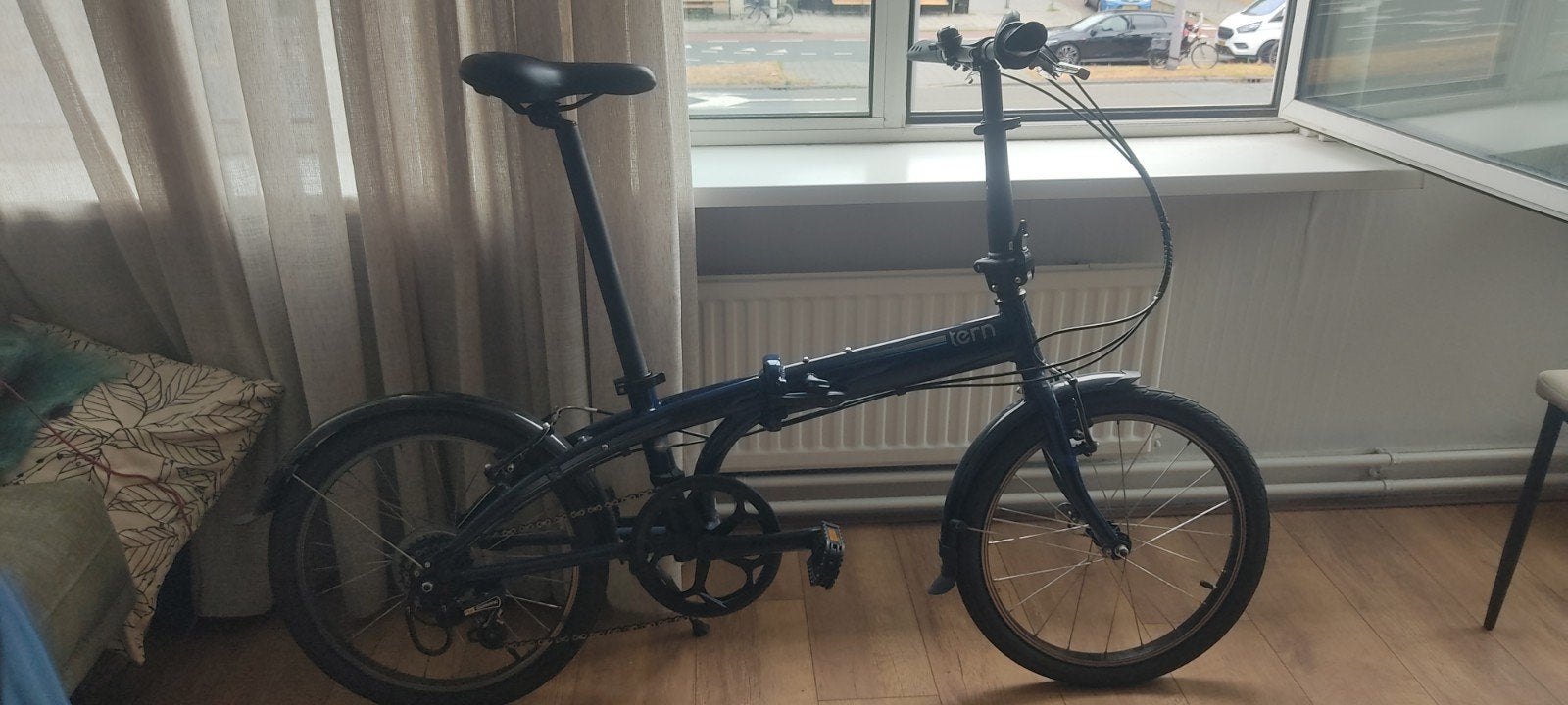 Tern link B7 vouwfiets - Ideaal voor woon-werkverkeer, Fietsen en Brommers, Fietsen | Vouwfietsen, 20 inch of meer, Gebruikt, Velgrem