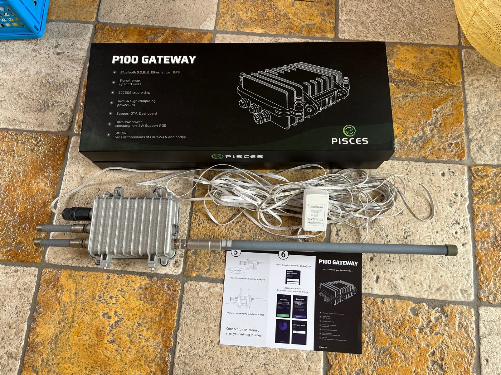 Pisces p100 gateway helium miner, Computers en Software, Ophalen, Gebruikt