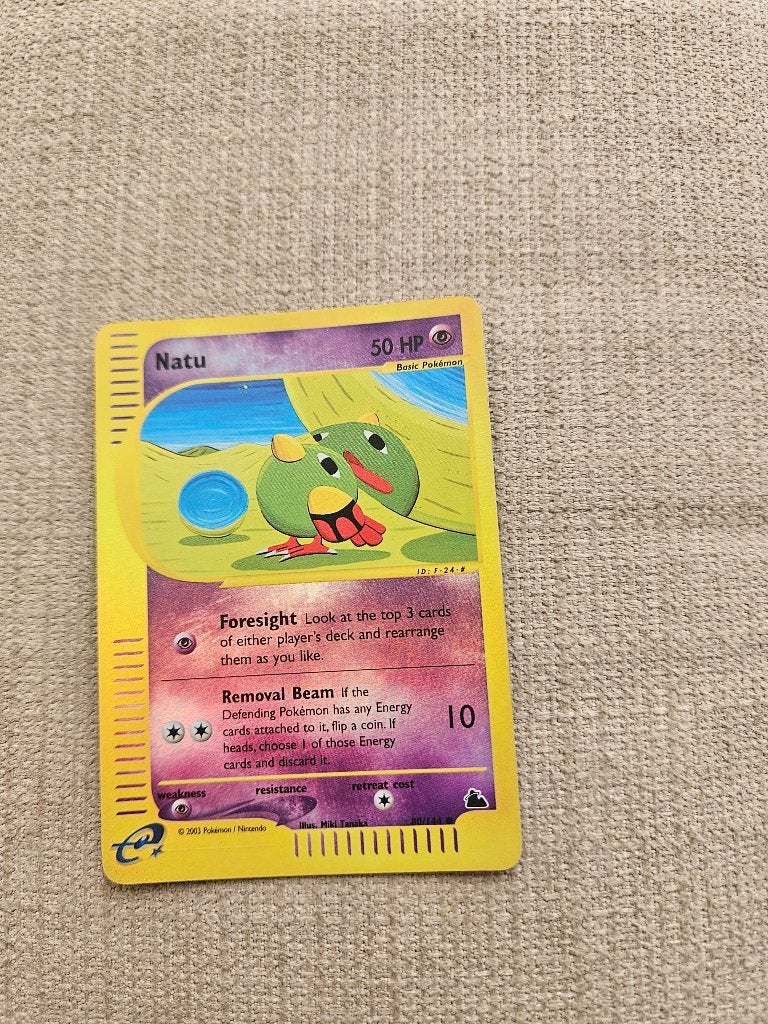 Natu reverse-holo skyridge, Hobby en Vrije tijd, Ophalen of Verzenden, Zo goed als nieuw, Losse kaart