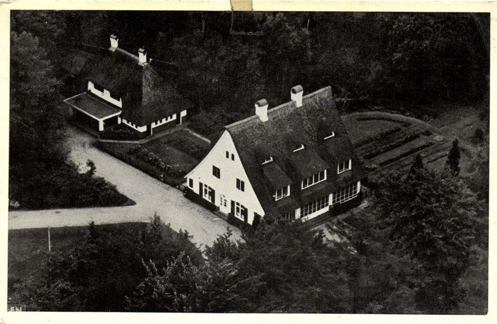Venwoude Lage Vuursche - luchtfoto - 1960 gelopen, Ophalen of Verzenden, 1960 tot 1980, Gelopen, Utrecht