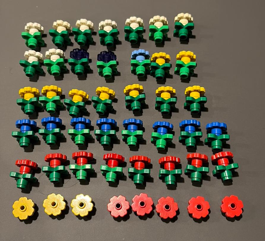 Lego bloemen groot, 44 stuks, Kinderen en Baby's, Speelgoed | Duplo en Lego, City, Lego, Ophalen of Verzenden, Zo goed als nieuw