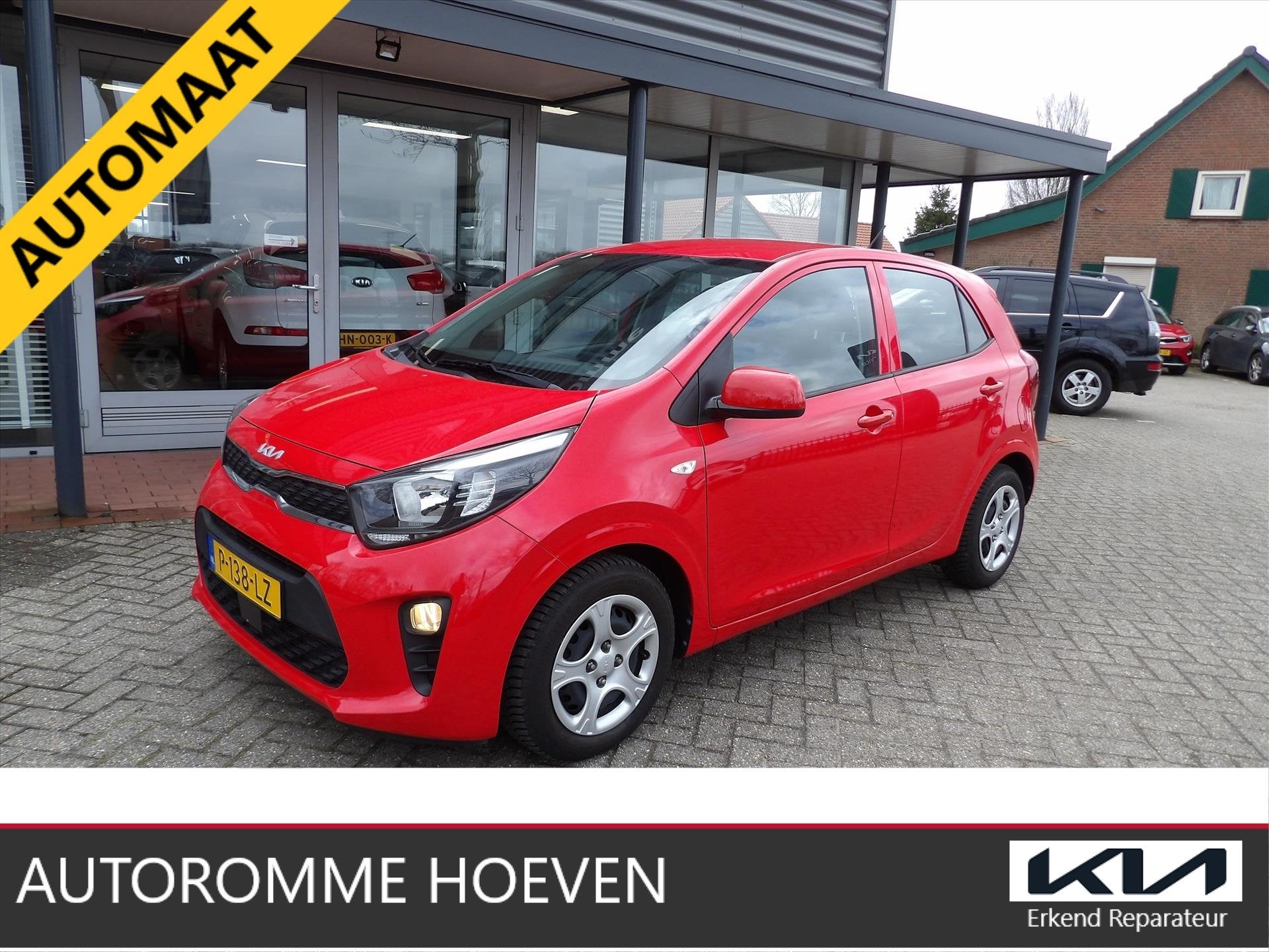 KIA Picanto 1.0 AUTOMAAT ComfortLine 34.000km Org. Ned., Auto's, Automaat, 877 kg, Stof, Gebruikt