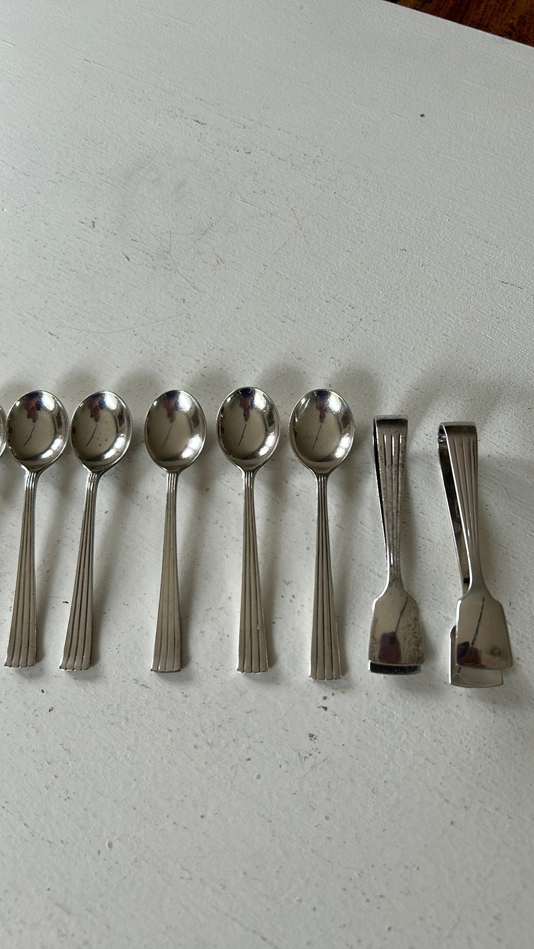 DE theelepels en suikertangen, Ophalen of Verzenden