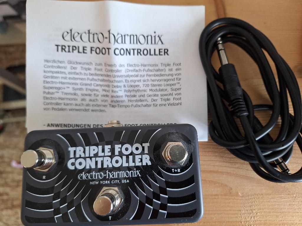 Triple foot controller, Ophalen of Verzenden, Zo goed als nieuw, Elektrische gitaar