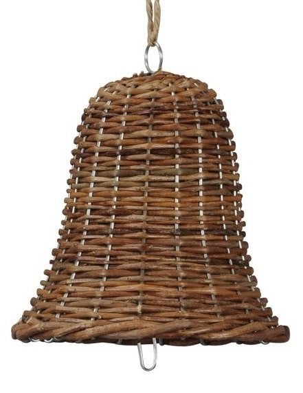 OPRUIMING - RIETEN KLOK - VOGEL VOER HANGER - NU 7,50, Tuin en Terras, Tuinwanddecoratie, Ophalen of Verzenden, Nieuw