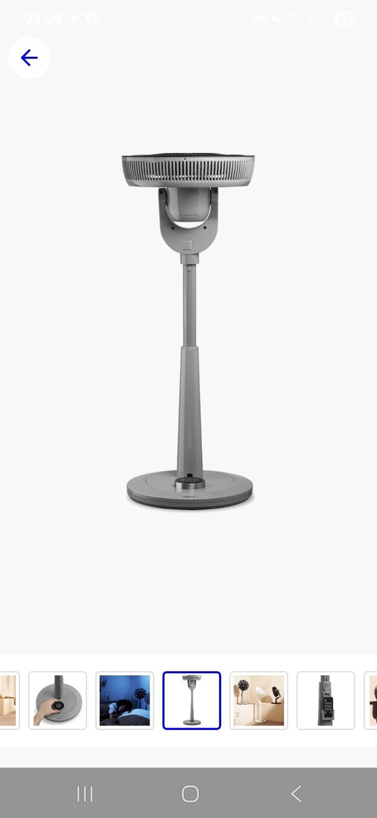 Duux Whisper Flex Smart Ventilator met Afstandsbediening, Witgoed en Apparatuur, Ventilatoren, Zo goed als nieuw, Statiefventilator