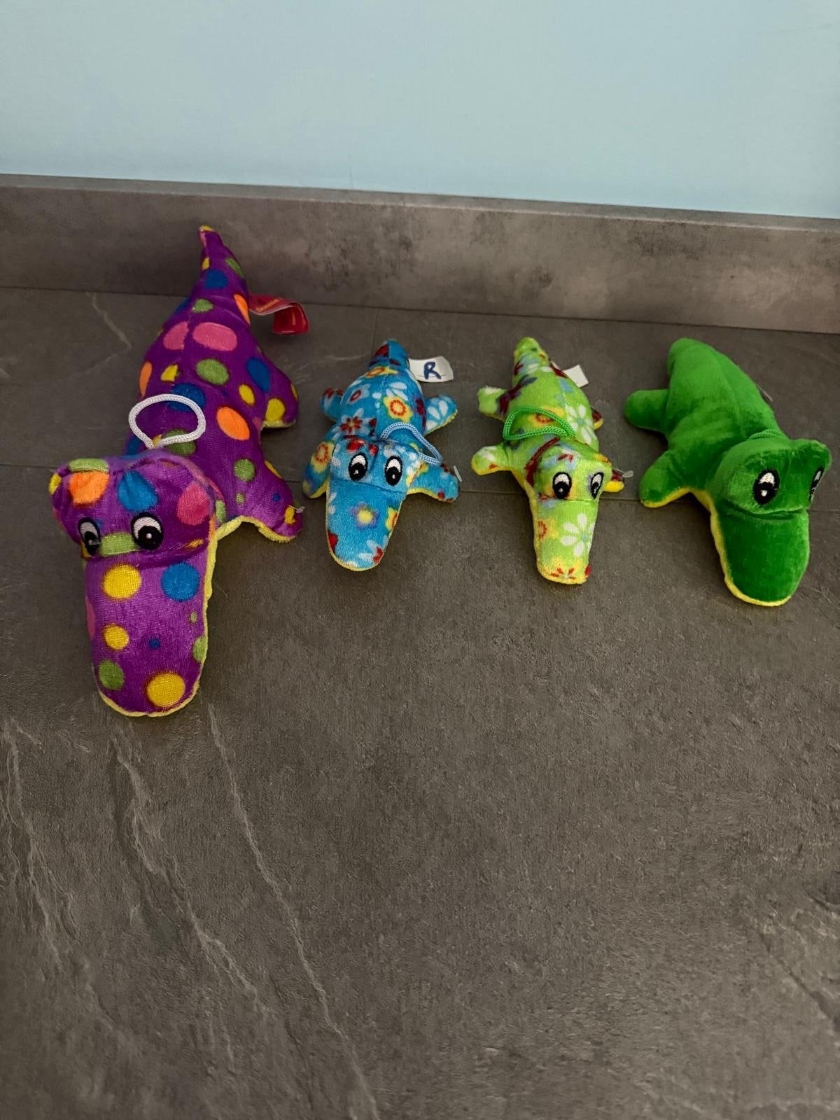 Leuke krokodil knuffels - set van 4, Ophalen, Overige merken, Overige karakters, Overige typen
