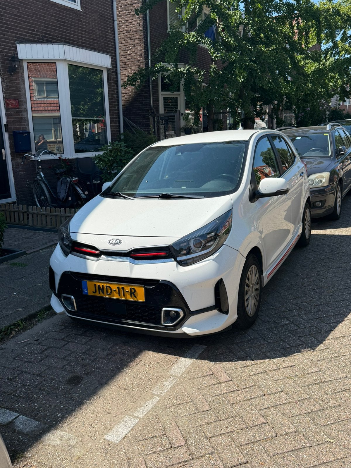 Kia Picanto Gt line 1.2 MPI ISG 61KW 2021 Wit, Auto's, 83 pk, Zwart, 4 cilinders, Wit